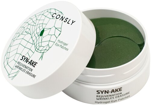 Consly Гидрогелевые патчи для области вокруг глаз Syn-Ake Rejuvenation Wrinkles Erasure, 60 шт.