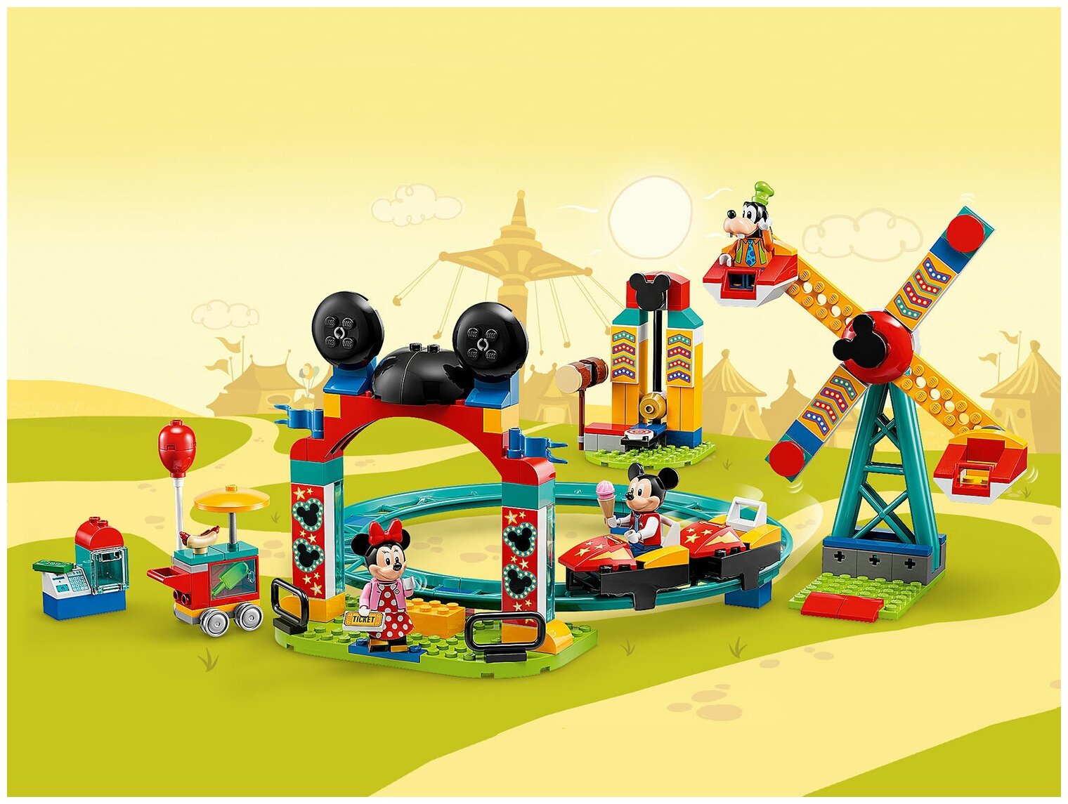 Конструктор LEGO Disney "Микки, Минни и Гуфи на веселой ярмарке" 10778 - фото №3