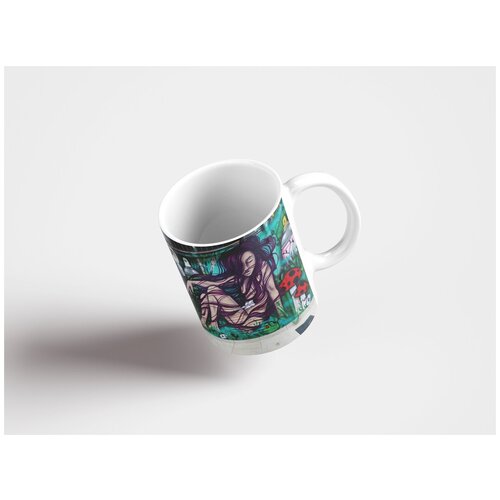 фото Кружка "графит, уличное искусство, городские 320 мл. белая" lotsprints