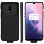 Чехол- бампер MyPads с мощной аккумулятором на 6800mAh для OnePlus 7 Pro черный - изображение