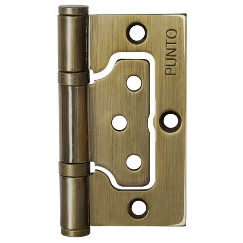 Петля Punto (Пунто) универсальная без врезки IN3200W AB (200-2B 75x2,5) бронза