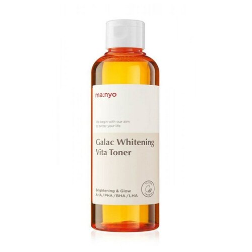 Мультивитаминный тоник для тусклой кожи Manyo Galac Whitening Vita Toner