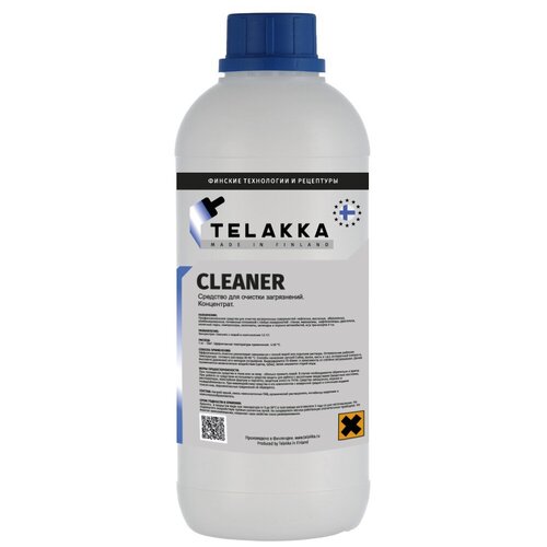 Профессиональное средство для очистки загрязненных поверхностей: нефтяных, масляных, абразивных, комбинированных Telakka CLEANER 1кг