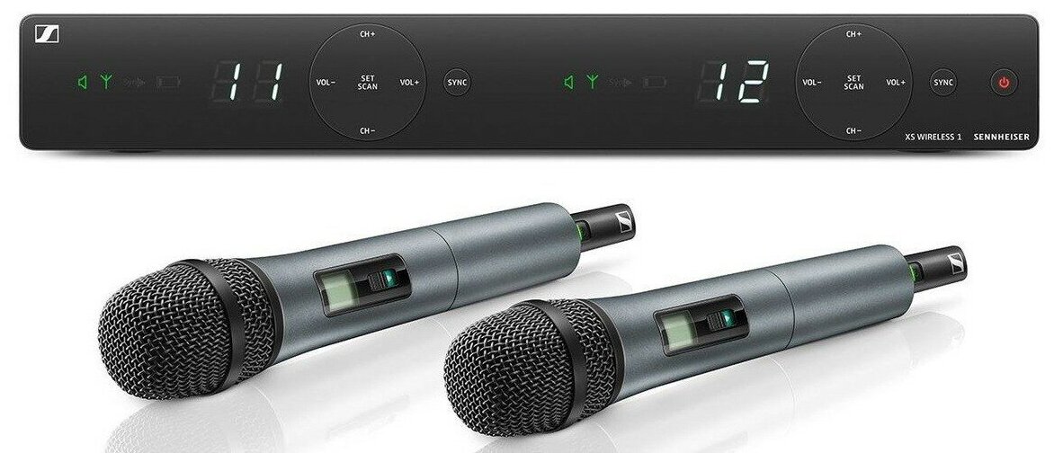 Sennheiser XSW 1-835 Dual-B двойная вокальная радиосистема с двумя ручными передатчиками