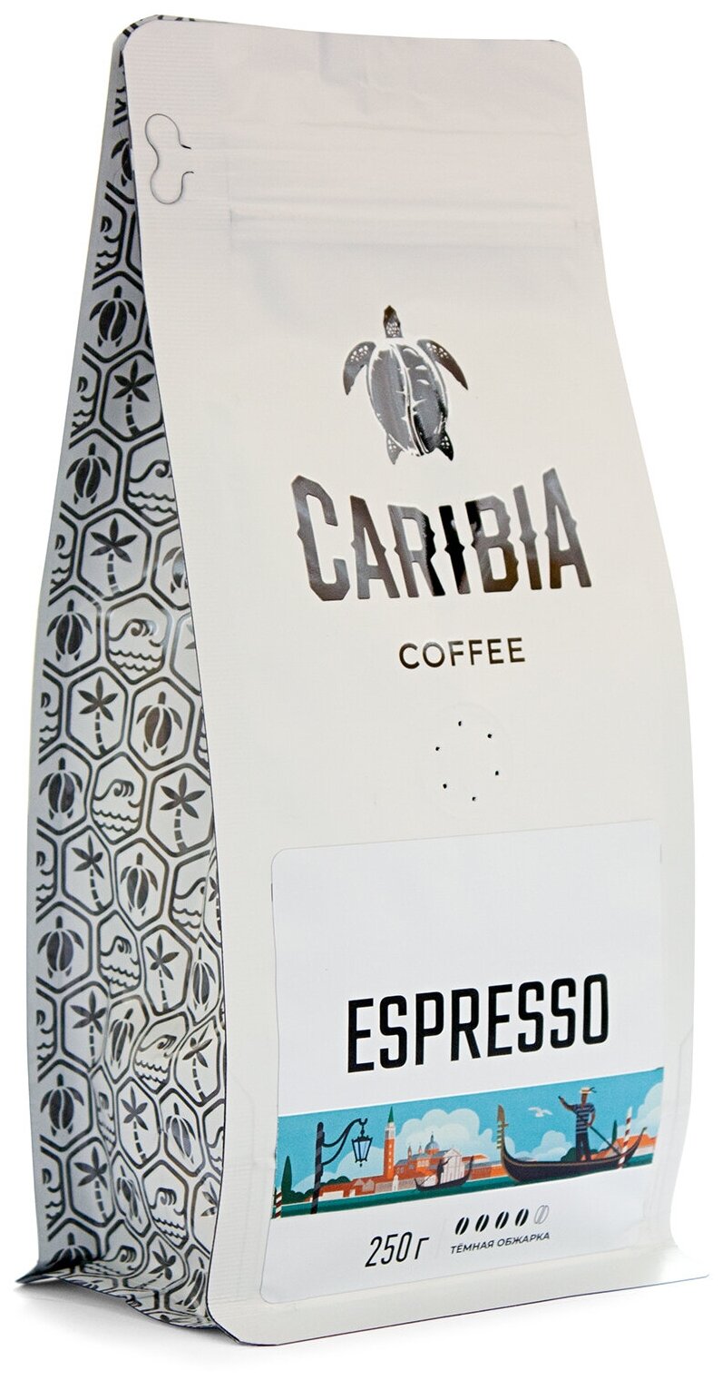Кофе Caribia «Espresso» в зёрнах 250 г