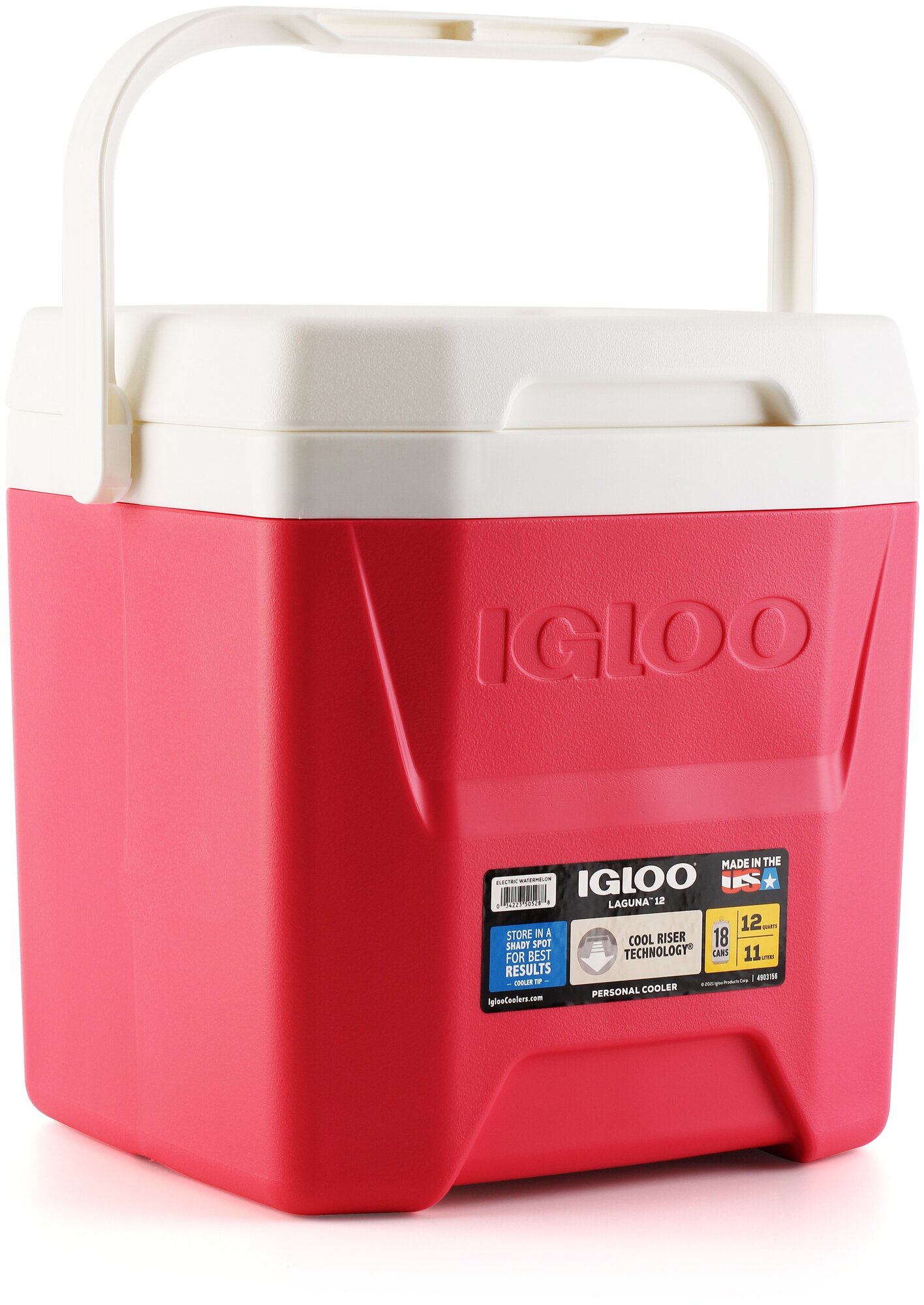Изотермический пластиковый контейнер Igloo Laguna 12 розовый