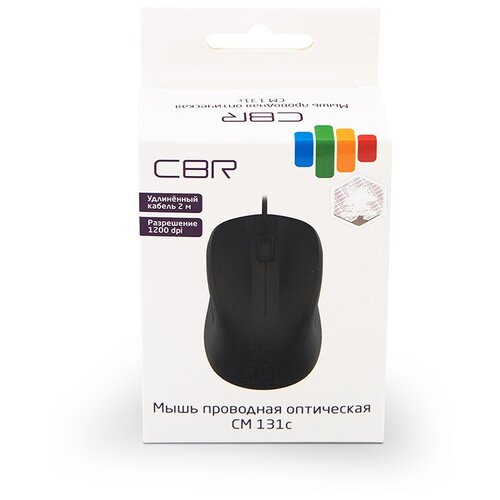 Мышь проводная CBR CM 131c Black 62100₽