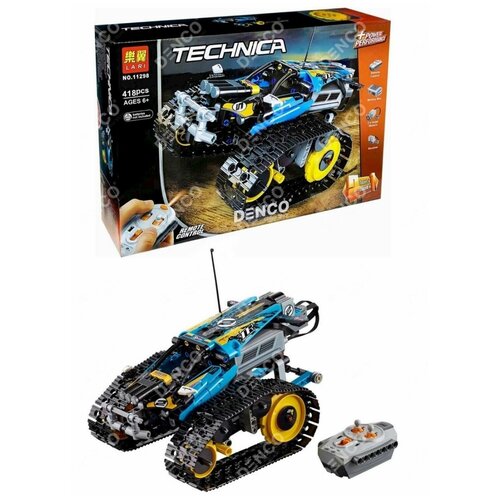 Скоростной внедорожный вездеход на пульте управления. конструктор. 418 деталей.