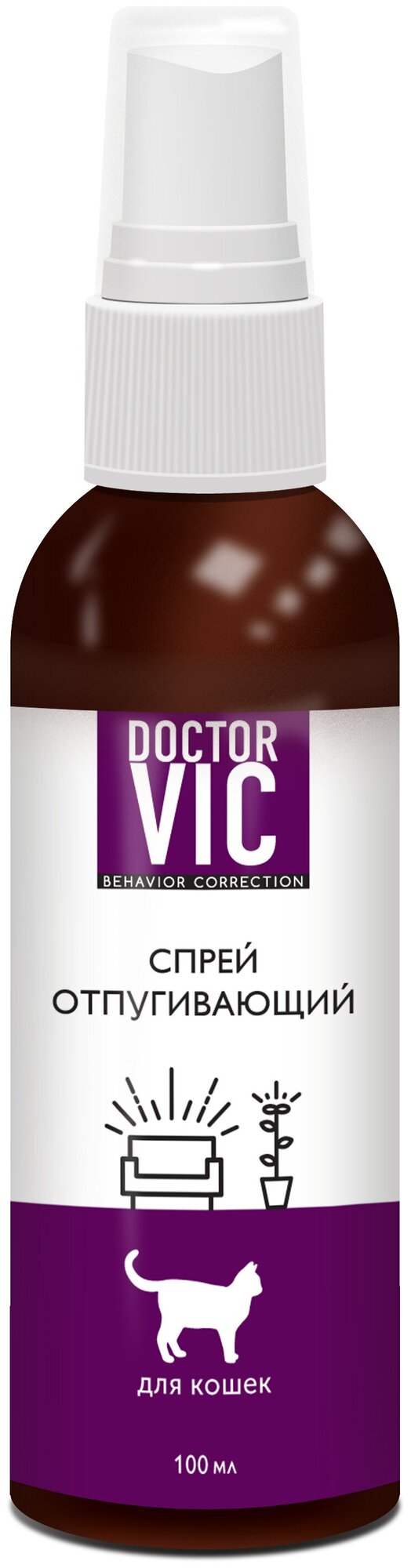 Doctor VIC Спрей отпугивающий для кошек Doctor VIC 100мл