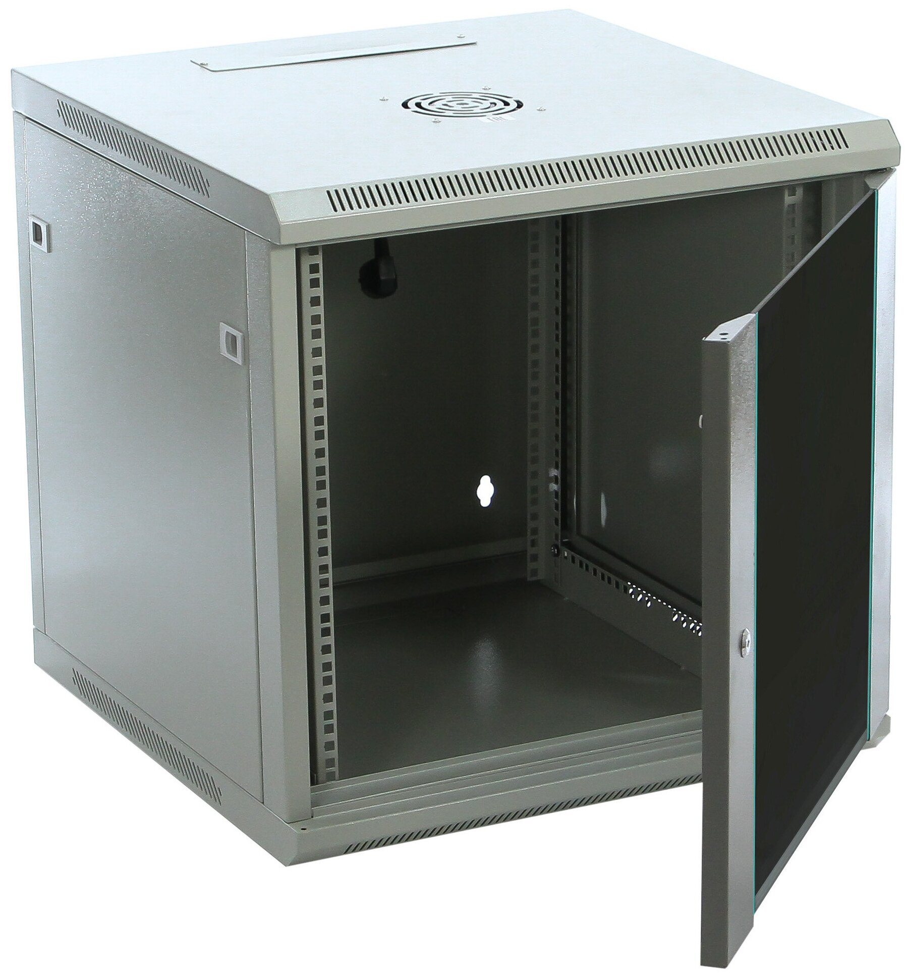 Шкаф 12U 600х600 19 дюймов телекоммуникационный серверный настенный серый C126060GWTWOF