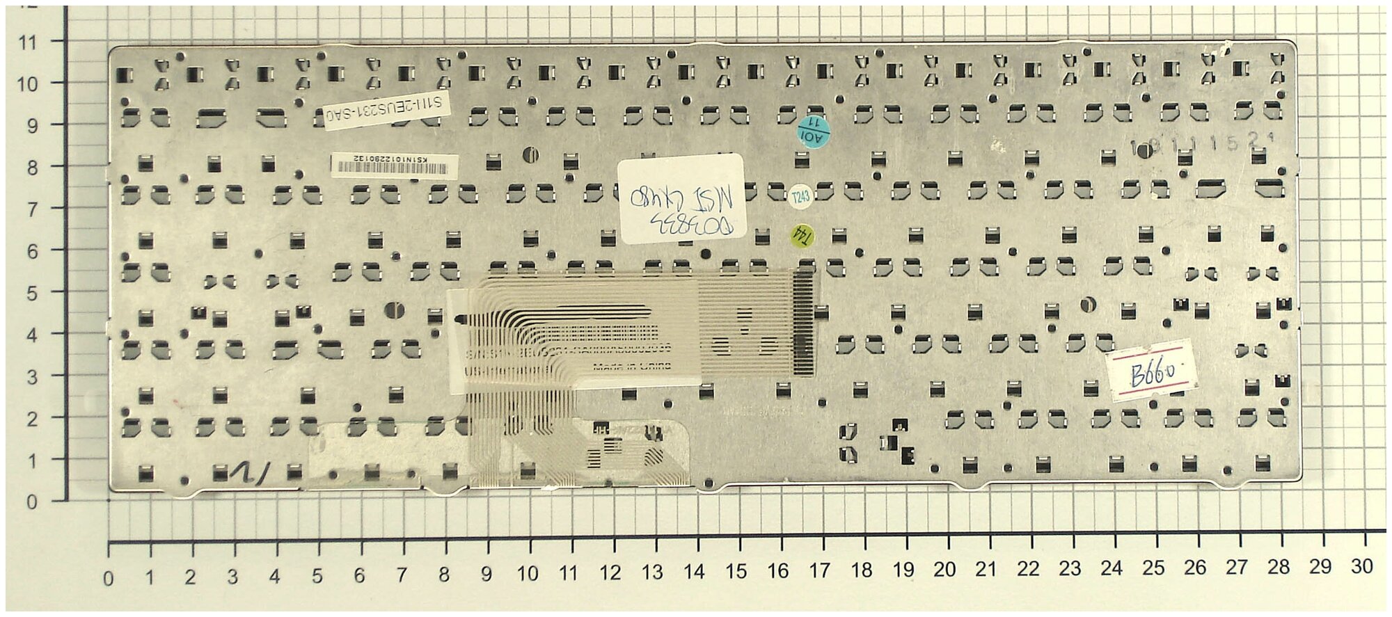 Клавиатура для ноутбука MSI V111822AK1 черная черный шлейф