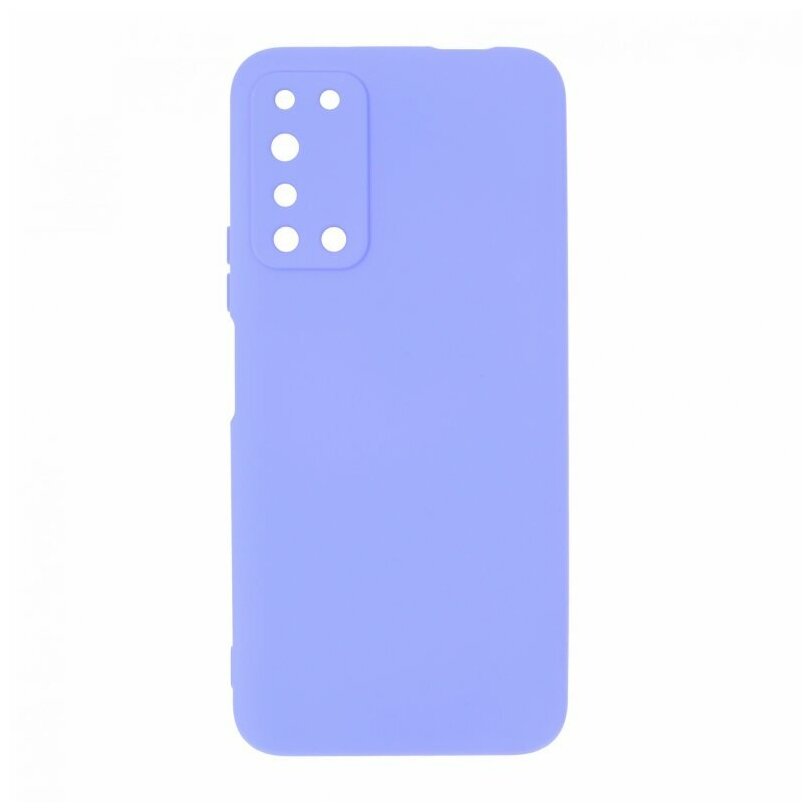 Силиконовый чехол Silicone Case для Huawei Honor X10, сиреневый