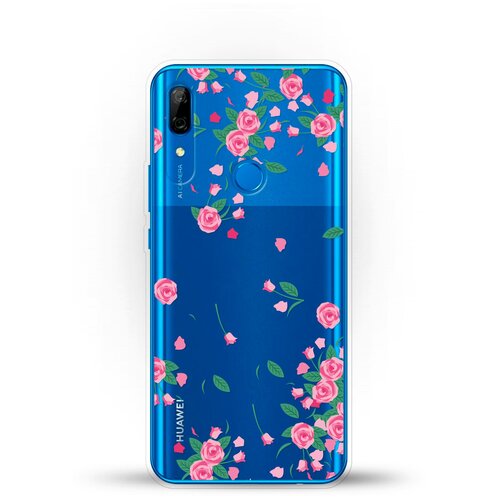 фото Силиконовый чехол розочки на huawei p smart z andy & paul