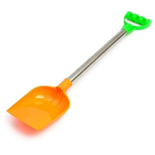 Лопатка с металлической ручкой 56 см цвета микс 412₽