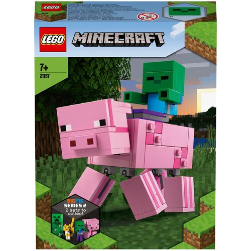 Конструктор LEGO Minecraft 21157 Свинья и Зомби-ребёнок, 159 дет. lego® minecraft 21150 скелет bigfig с магматическим кубом