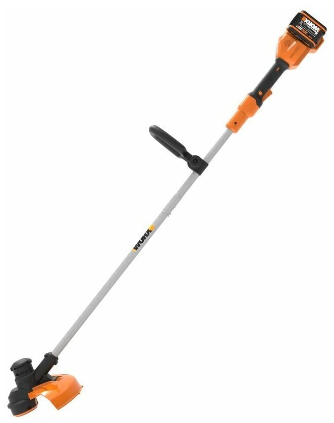 Триммер аккумуляторный WORX WG183E 40В, 33см, 2Ач х2, двойное ЗУ, коробка