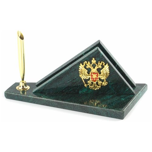 Визитница Уральский сувенир, зеленый