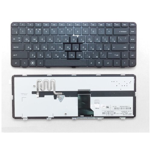 Клавиатура для ноутбука HP Pavilion dm4-1002tx черная с подсветкой 161000₽