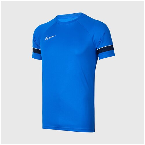 Футболка тренировочная Nike Academy21 Top SS CW6101-463, р-р S, Синий синего цвета