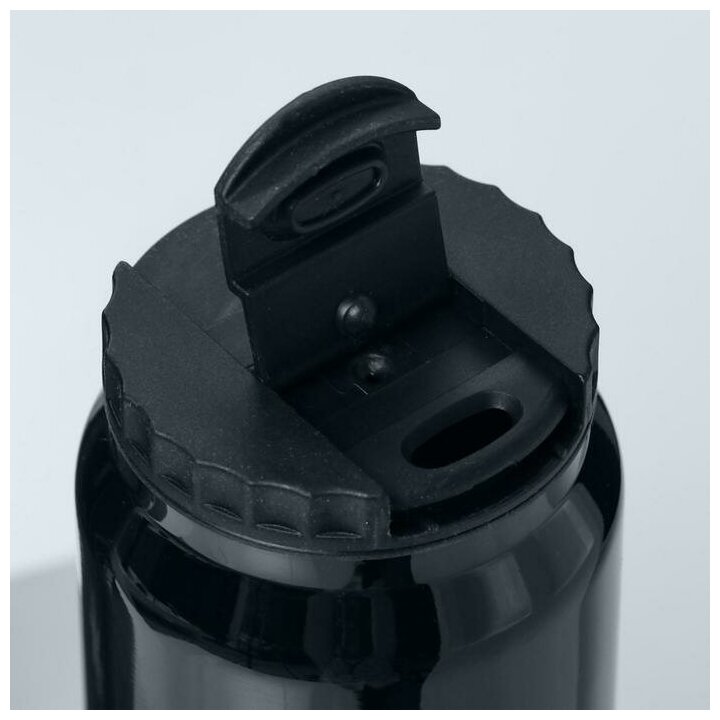 Термокружка для кофе, чая, напитков Мастер К, термостакан с крышкой, цвет черный, объем 450 млс - фотография № 2