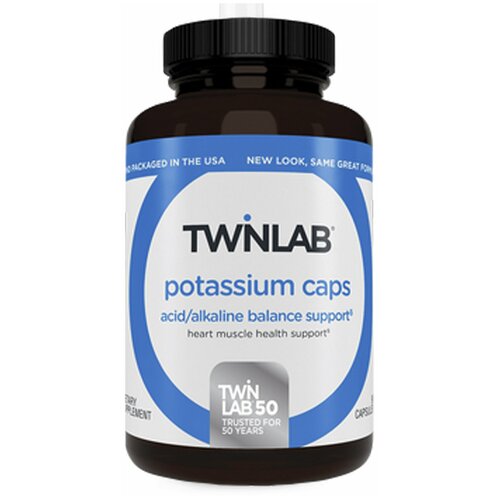 Калий TWINLAB POTASSIUM 90 капс (капсулы по 433 мг)