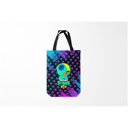 фото Сумка-шоппер / 31х42 см / геймерам / brawl stars leon burnettie