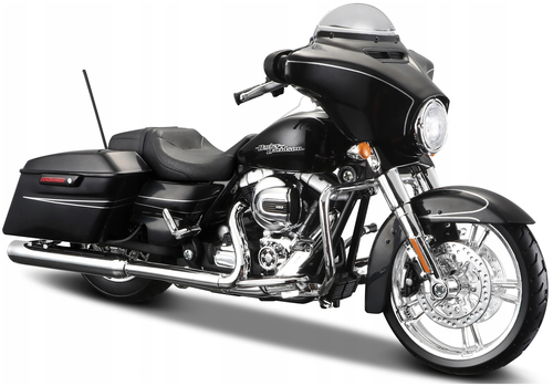 Мотоцикл Maisto Harley Davidson Street Glide (32328) 1:12, 18 см, черный