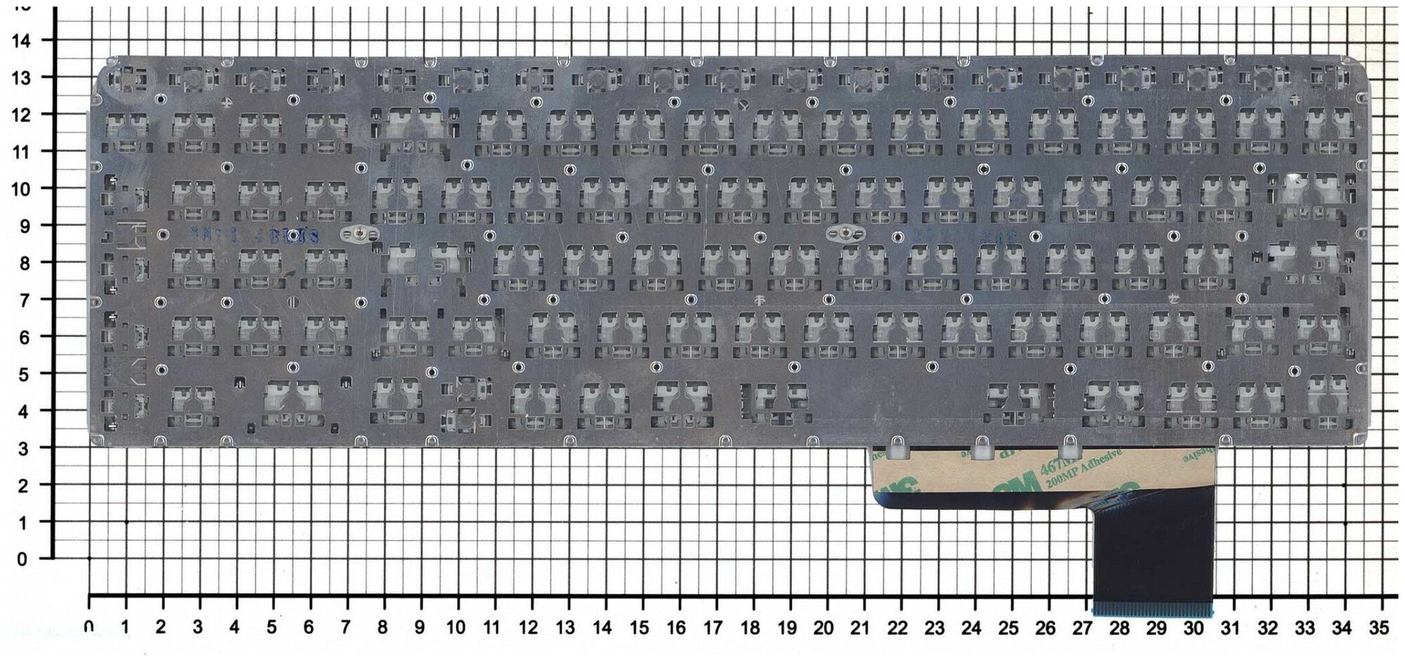 Клавиатура для ноутбука HP Envy M6-K черная с подсветкой