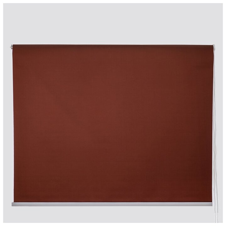 Штора рулонная 120х180 см цвет коричневый 1393184