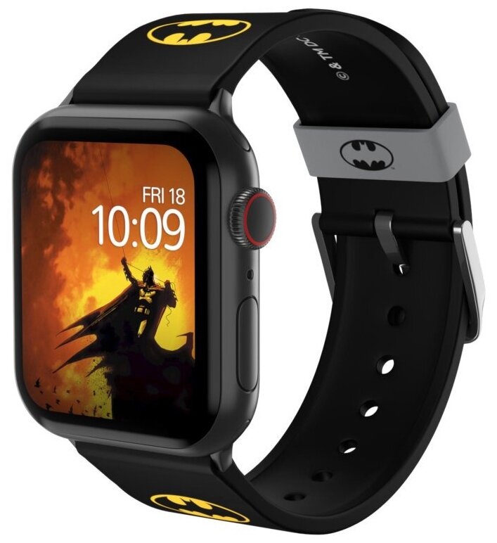 Ремешок MobyFox DC Comics для Apple Watch (всех размеров) Batman Icon (ST-WNR22DCC2001)