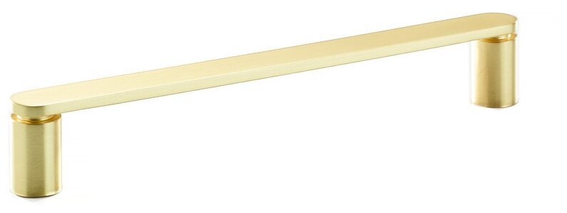 Ручка-скоба мебельная, Metakor, Ellie, Золото брашированное, 160/175 мм, Модерн, Бельгия