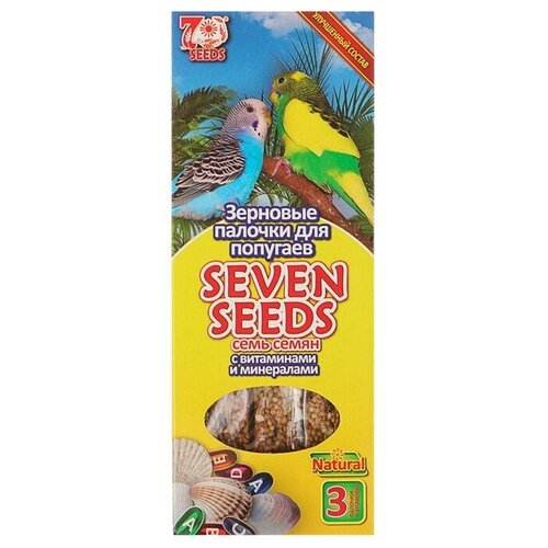 Палочки для попугаев, витамины и минералы, 3 шт, 90 г, 3 шт.