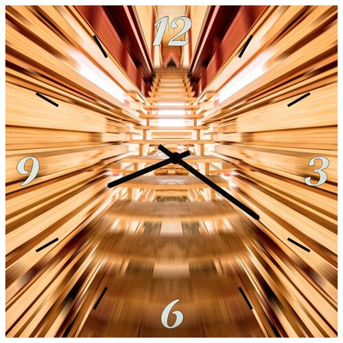 фото Svs настенные часы svs 4001690 абстрактная лестница вверх