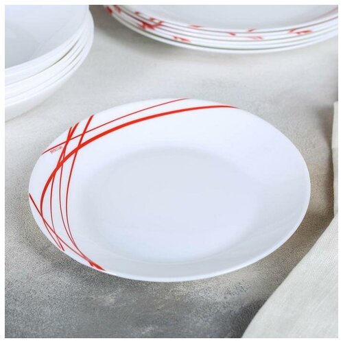 Сервиз столовый DOMITILLE ROUGE, 18 предметов