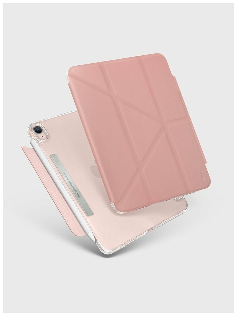 Uniq Чехол Uniq Camden Anti- microbial (PDM6(2021)- CAMPNK) iPad mini (6 го поколения) (2021), розовый