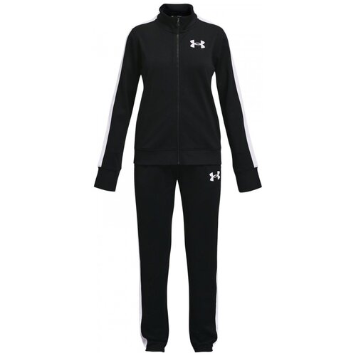 Костюм Under Armour для девочек, олимпийка и брюки, размер YSM, черный