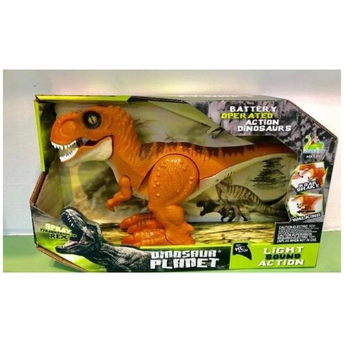 Динозавр (ходит и кричит ) игрушка kotik робот динозавр рычит ходит свет звук