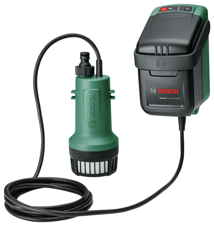 Садовый аккумуляторный насос Bosch GardenPump 18V-2000 06008C4202 - фотография № 1