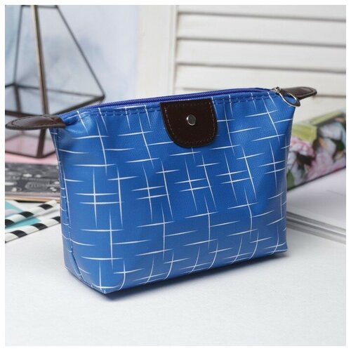 фото Косметичка дорожная, отдел на молнии, цвет синий mikimarket