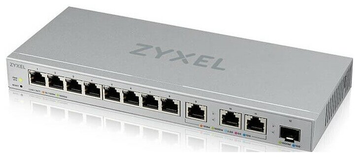 Коммутатор ZYXEL XGS1250-12-ZZ0101F 8G 1SFP управляемый