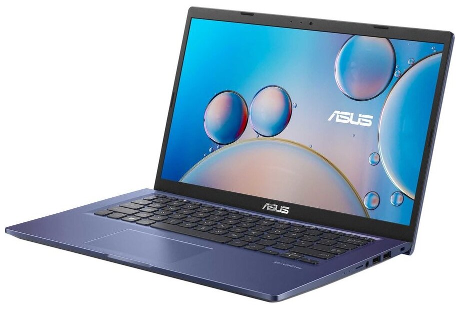 Ноутбуки Asus Ноутбук ASUS X415JF Intel 6805/4Gb/256Gb SSD/14.0" FHD Anti-Glare/NVIDIA GeForce MX130 2Gb GDDR5/WIFI/Win10 Peacock Blue