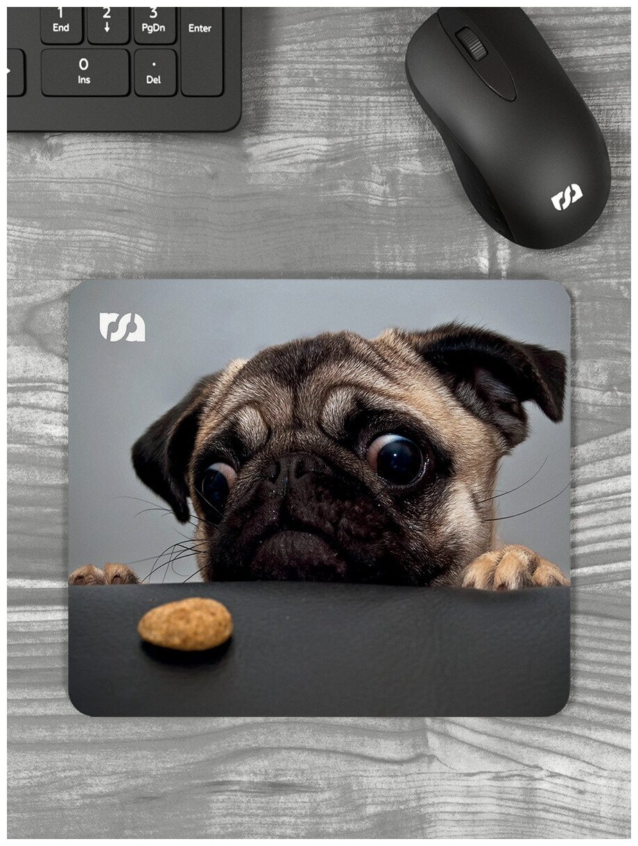 Коврик для мыши RSQ Basic Pug_Life XS