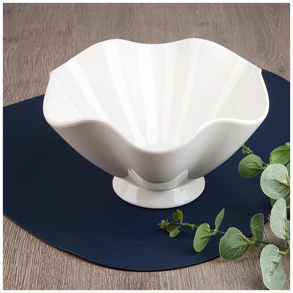 Салатник на ножке Маршмеллоу, 1450 мл, Nouvelle, 0530148