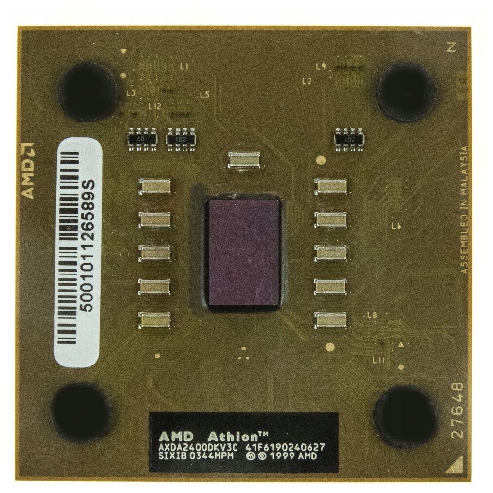 Процессор AMD Athlon XP 2400+ Thoroughbred S462,  1 x 2000 МГц, OEM