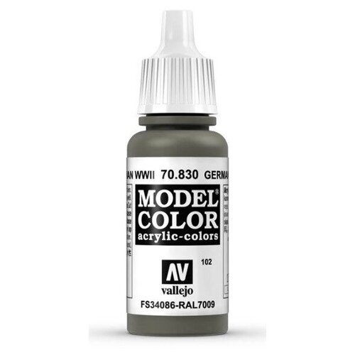 Краска Vallejo серии Model Color - German Fieldgrey WWII 17мл. краска 70830 german fieldgrey wwii 17ml