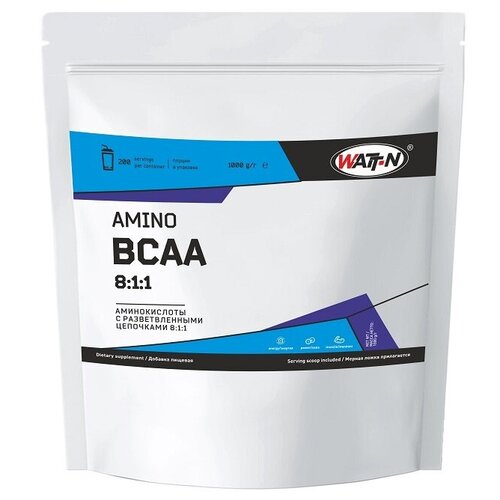 WATT NUTRITION BCAA 8:1:1, Натуральный, 1 кг.