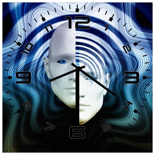 фото Svs настенные часы svs 3502438 разделелнная маска