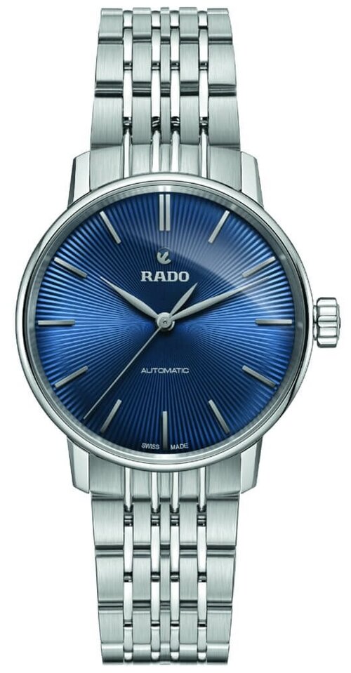 Наручные часы RADO Coupole Classic, синий, серебряный