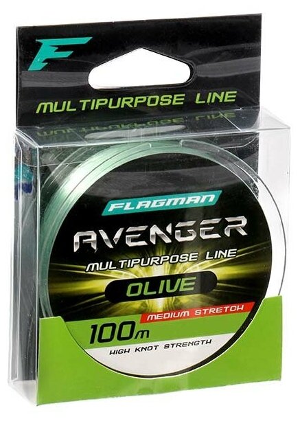 Леска FLAGMAN Avenger Silver Line 100м 045мм