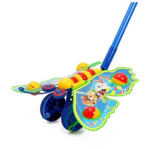 каталки игрушки пластмастер каталка бабочка Каталка на палочке «Бабочка»